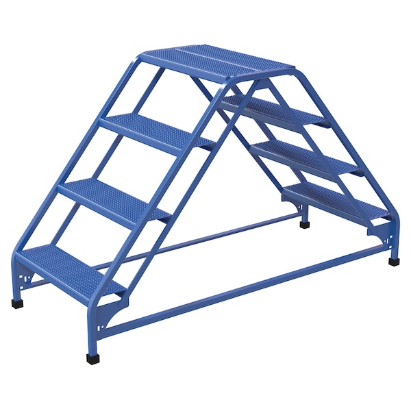 3.33 ft Perforated Steel Stepladder